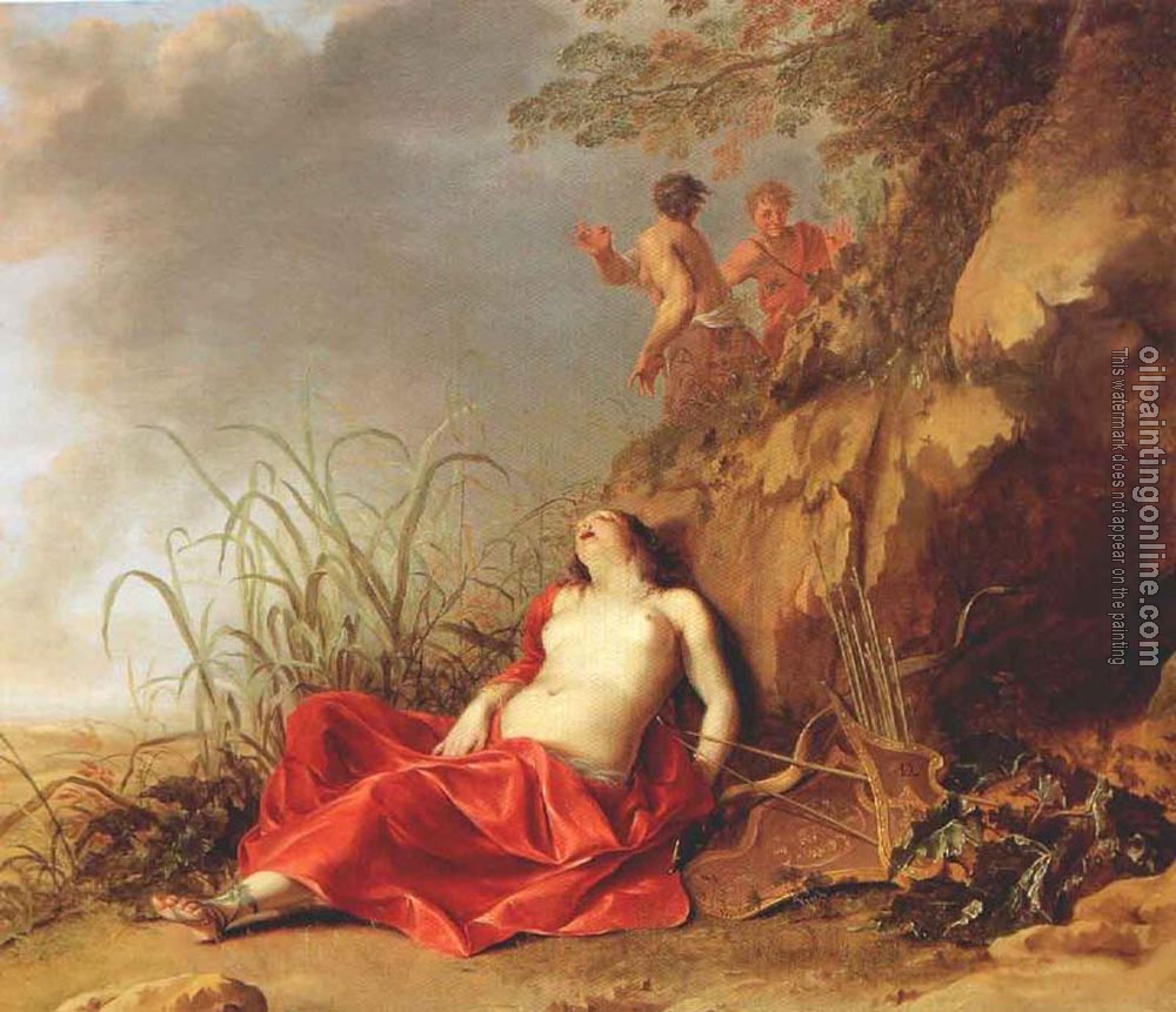 Johann Liss - Sleeping Nymph